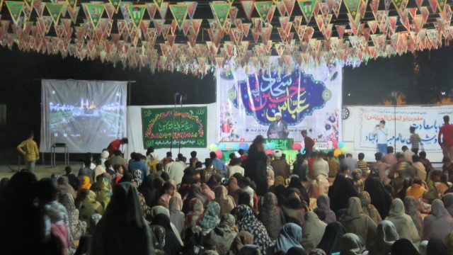 برگزاری مراسم جشن ولادت حضرت امام حسین(ع)و ابوالفضل العباس (ع) در جاسک