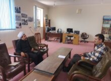 رئیس اداره بهزیستی شهرستان ابوموسی با سرپرست اداره تبلیغات اسلامی دیدار کرد